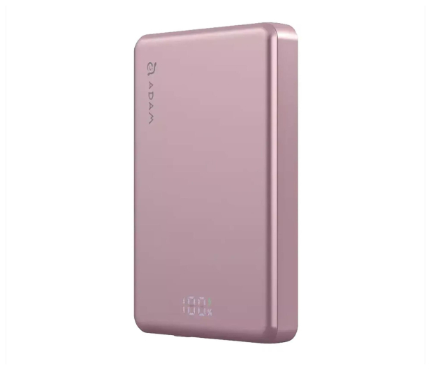 Adam Elements Slim 10 000 mAh 60W MagSafe USB-C do USB-C różowy - 1426124 - zdjęcie